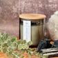 Sacred Ground – Organic Soy Crystal Candle with Black Tourmaline | Sandalwood, Cedarwood & Patchouli