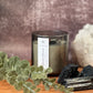 Sacred Ground – Organic Soy Crystal Candle with Black Tourmaline | Sandalwood, Cedarwood & Patchouli