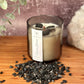 Sacred Ground – Organic Soy Crystal Candle with Black Tourmaline | Sandalwood, Cedarwood & Patchouli