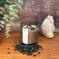Sacred Ground – Organic Soy Crystal Candle with Black Tourmaline | Sandalwood, Cedarwood & Patchouli