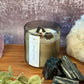 Sacred Ground – Organic Soy Crystal Candle with Black Tourmaline | Sandalwood, Cedarwood & Patchouli