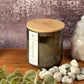 Moonlit Blossom – Organic Soy Crystal Candle with Moonstone | Jasmine, Vanilla & Sandalwood