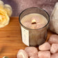 Sweet Heart – Organic Soy Crystal Candle with Rose Quartz | Cassia, Clove & Vanilla