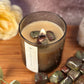 Breath of the Ancients – Organic Soy Crystal Candle with Dragon Blood Jasper | Eucalyptus, Cedarwood & Jasmine
