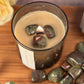 Breath of the Ancients – Organic Soy Crystal Candle with Dragon Blood Jasper | Eucalyptus, Cedarwood & Jasmine