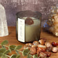Golden Hour – Organic Soy Crystal Candle with Fire Opal | Bergamot, Orange & Vanilla