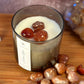 Golden Hour – Organic Soy Crystal Candle with Fire Opal | Bergamot, Orange & Vanilla